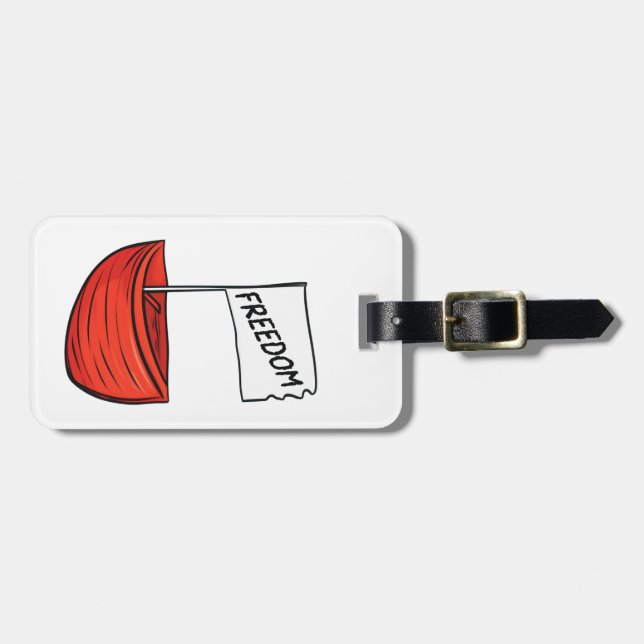 Illustration av sjöfartyget Nautism Bagagebricka (Horisontell Framsida)