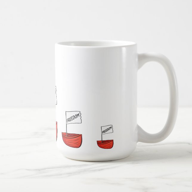 Illustration av sjöfartyget Nautism Kaffemugg (Höger)