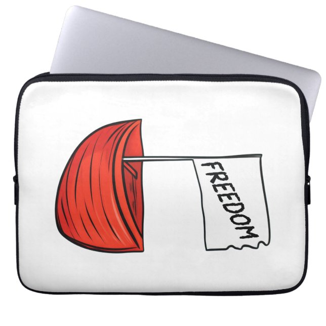 Illustration av sjöfartyget Nautism Laptop Fodral (Framsidan)