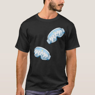 Illustration av Ski Goggles T Shirt