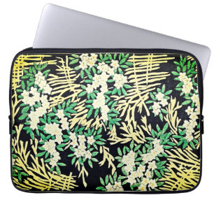 Illustration av skog laptop fodral