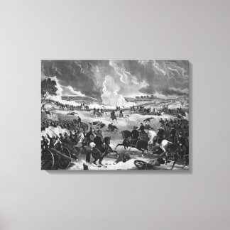 Illustration av slaget vid Gettysburg Canvastryck
