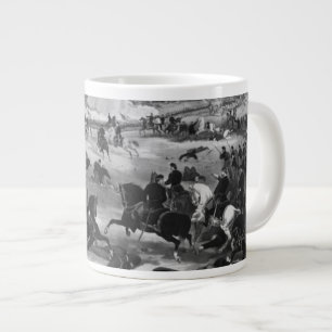 Illustration av slaget vid Gettysburg Jumbo Mugg