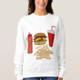 Illustration av snabba matburger-bilder t shirt