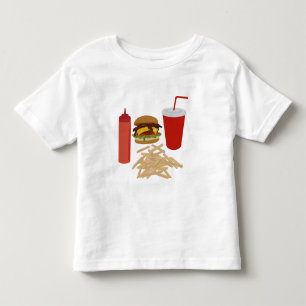 Illustration av snabba matburger-bilder t shirt