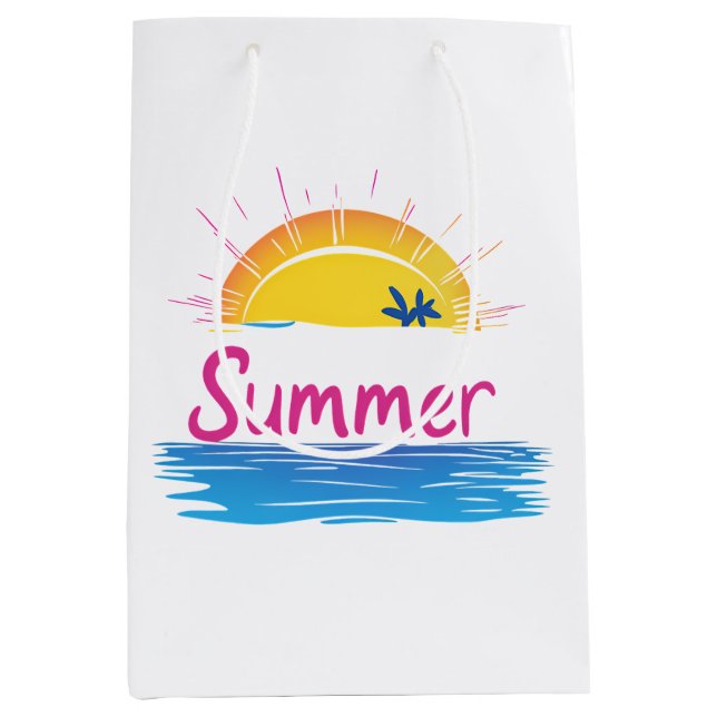 Illustration av solnedgång, sommarklocka (Framsidan)