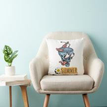 Illustration av sommartypografi