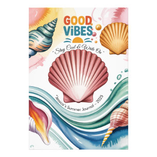Illustration av sommarvibes Retro Beach Fototryck