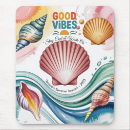 Illustration av sommarvibes Retro Beach Musmatta