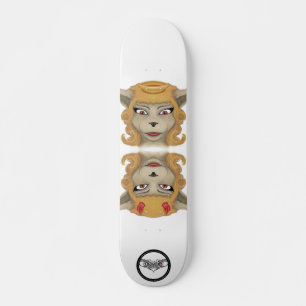 Illustration av söta djur i Kattunge Mini Skateboard Bräda 18,5 Cm