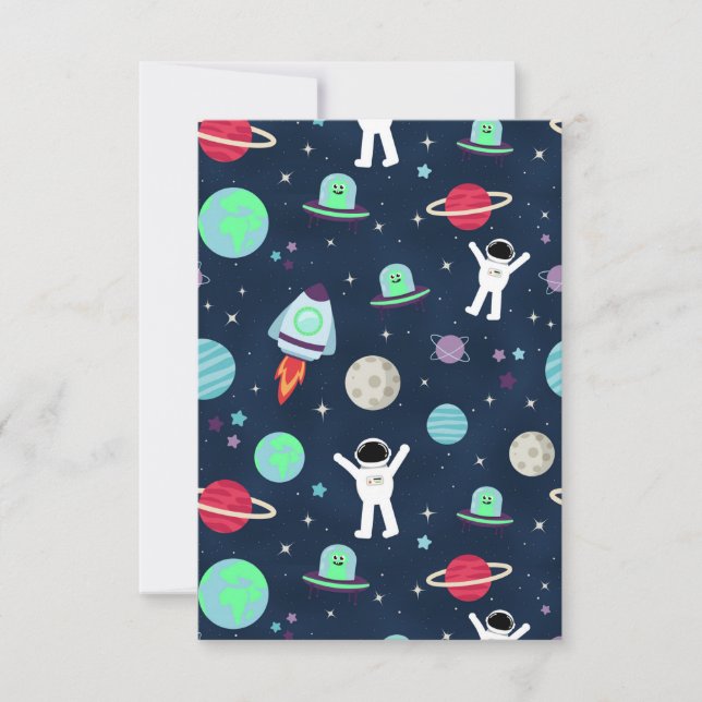 illustration av Space Mönster (Framsida)