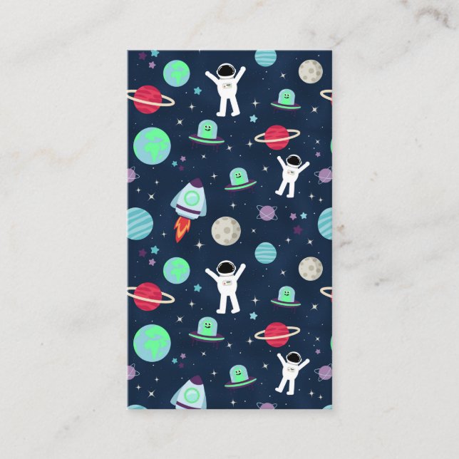 illustration av Space Mönster (Framsida)