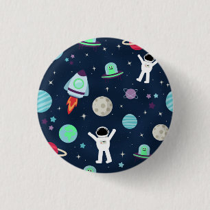 illustration av Space Mönster Knapp