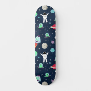 illustration av Space Mönster Mini Skateboard Bräda 18,5 Cm