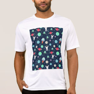 illustration av Space Mönster T Shirt
