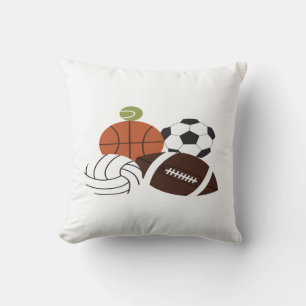 illustration av sport boll kudde