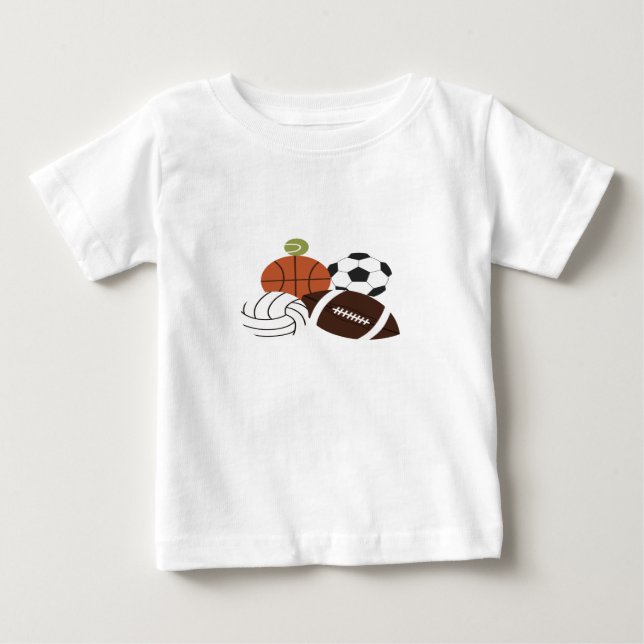 illustration av sport boll t shirt (Framsida)