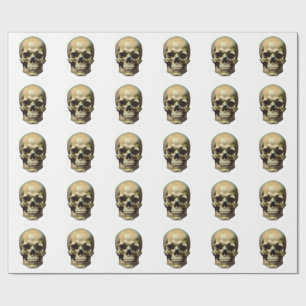 Illustration av Stil-målning för Skull Oljemålning Presentpapper