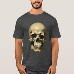 Illustration av Stil-målning för Skull Oljemålning T Shirt