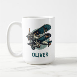Illustration av stressad retro vintage dubbeldäcka kaffemugg