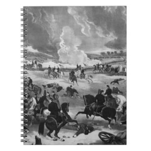 Illustration av striden av Gettysburg Anteckningsbok Med Spiral