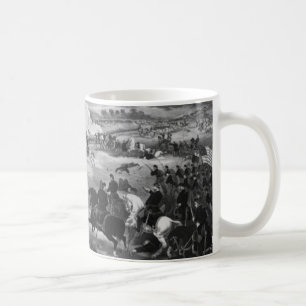 Illustration av striden av Gettysburg Kaffemugg