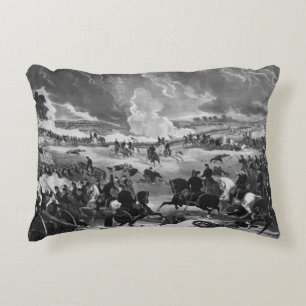 Illustration av striden av Gettysburg Prydnadskudde