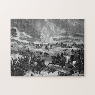 Illustration av striden av Gettysburg Pussel