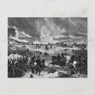 Illustration av striden av Gettysburg Vykort