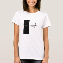 Illustration av svart elegant t shirt