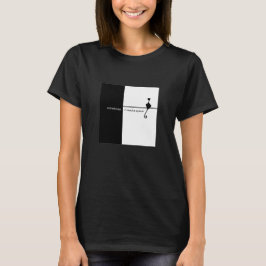 Illustration av svart elegant t shirt