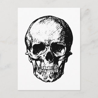 Illustration av svart och vit Vintage Vykort