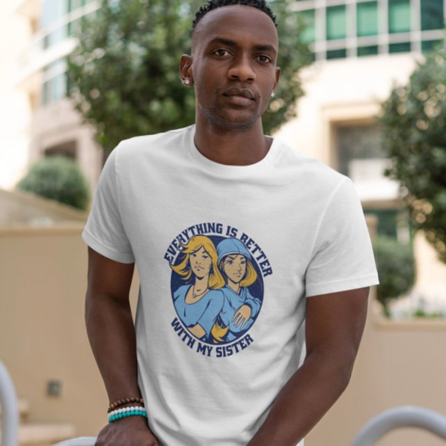 Illustration av systrar t shirt (Skapare uppladdad)