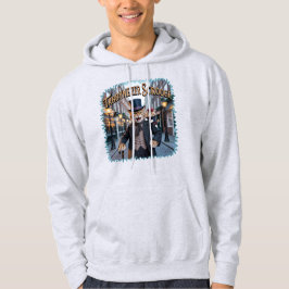 Illustration av Tabbynezer Scrooge – Tabby Scrooge Hoodie