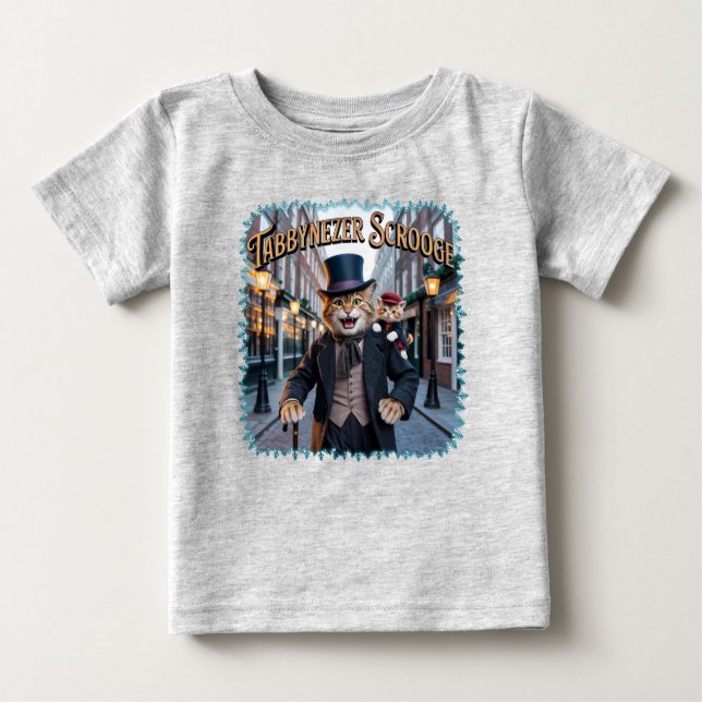 Illustration av Tabbynezer Scrooge – Tabby Scrooge T Shirt (Framsida)