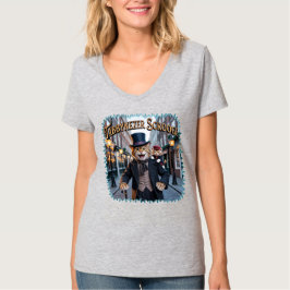 Illustration av Tabbynezer Scrooge – Tabby Scrooge T Shirt