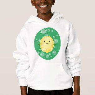 illustration av tecknad av färskbubblor för citron t shirt