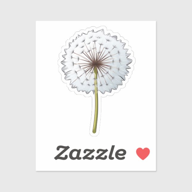 illustration av tecknad dandelion klistermärken (Ark)