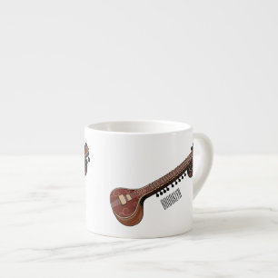 illustration av tecknad på webbplats espressomugg