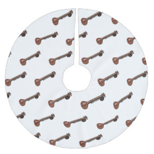 illustration av tecknad på webbplats julgransmatta borstad polyester