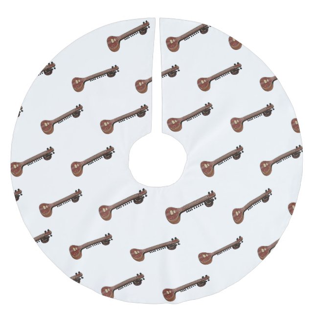 illustration av tecknad på webbplats julgransmatta borstad polyester (Framsidan)