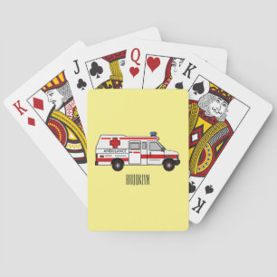 illustration av tecknaden Ambulance Casinokort