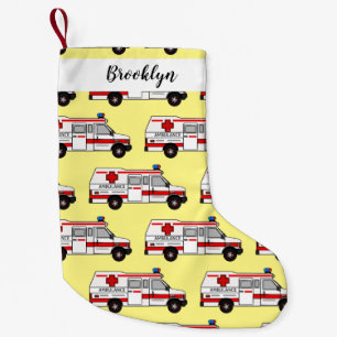 illustration av tecknaden Ambulance Liten Julstrumpa