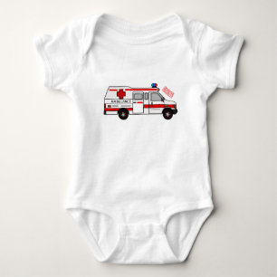 illustration av tecknaden Ambulance T Shirt