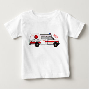 illustration av tecknaden Ambulance T Shirt