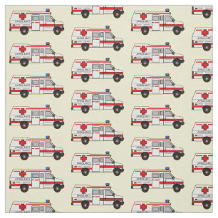 illustration av tecknaden Ambulance Tyg