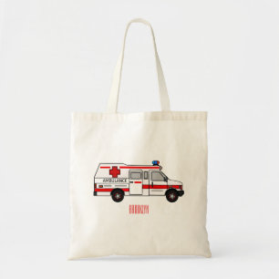 illustration av tecknaden Ambulance Tygkasse