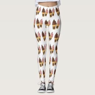 illustration av tecknaden av iskräm leggings