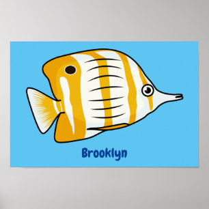 illustration av tecknaden av kutvättfjärilar poster