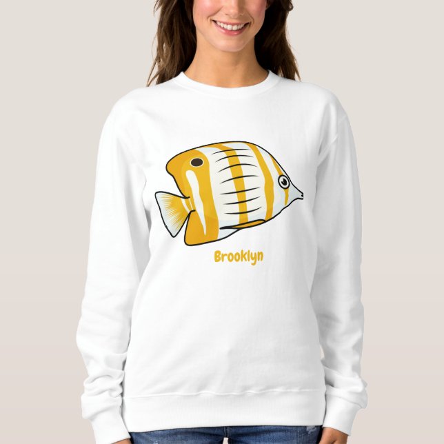 illustration av tecknaden av kutvättfjärilar t shirt (Framsida)